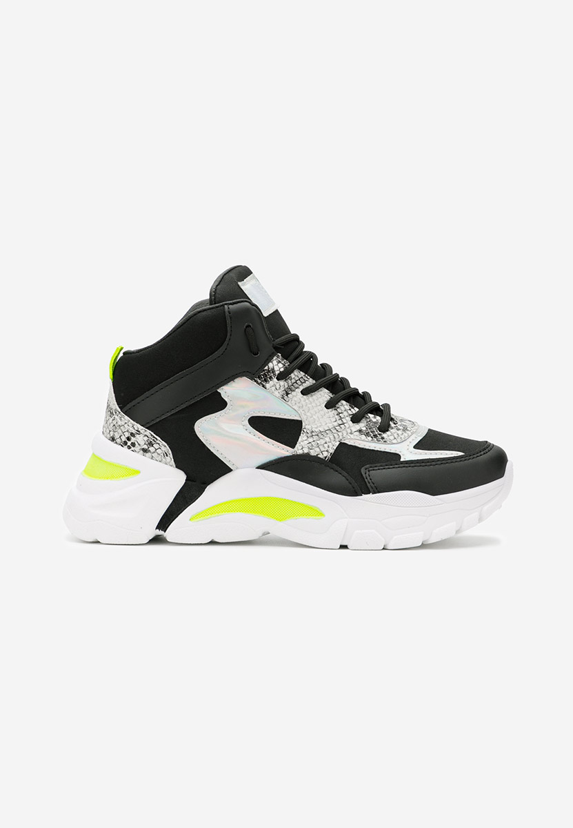 Czarne sneakersy damskie Estera D2