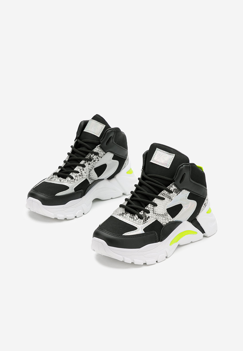 Czarne sneakersy damskie Estera D2