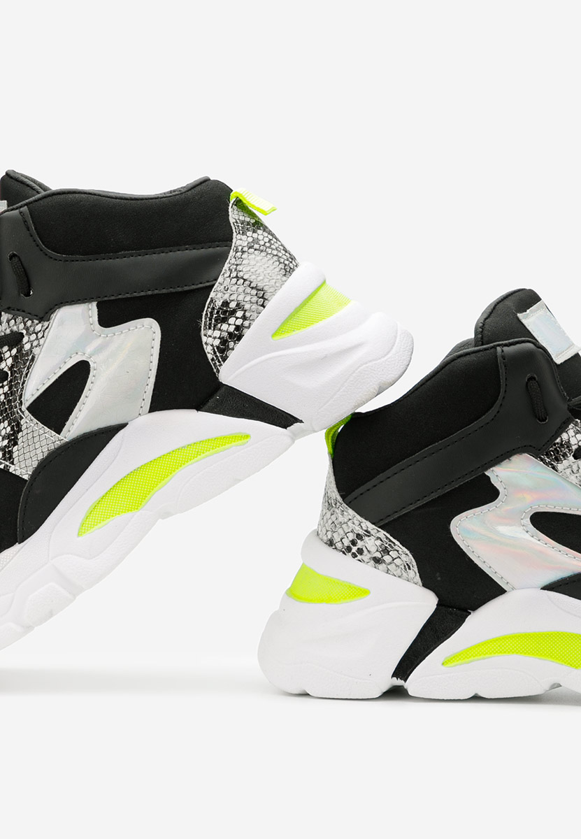 Czarne sneakersy damskie Estera D2