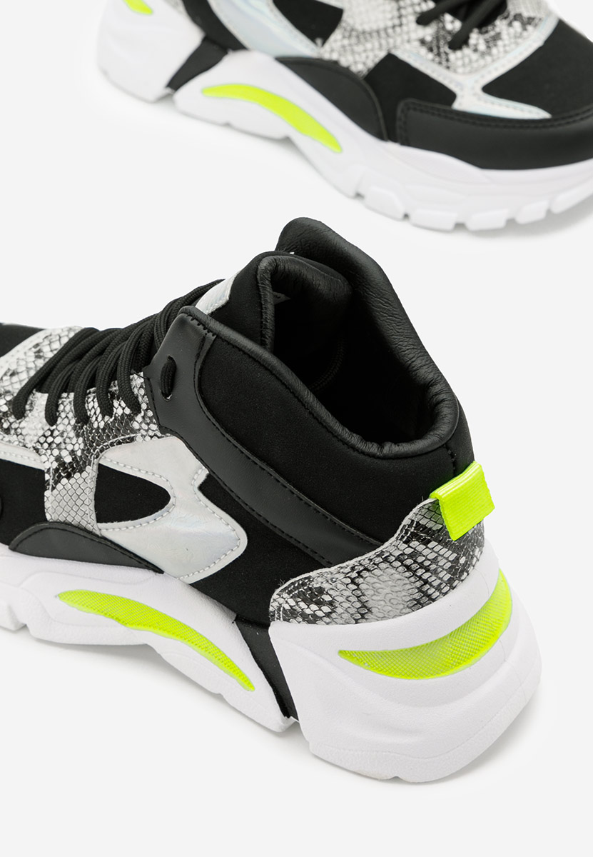 Czarne sneakersy damskie Estera D2