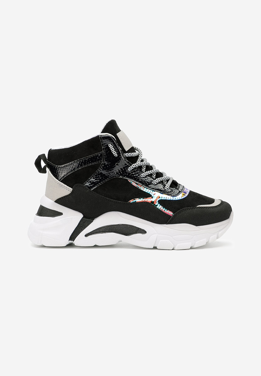 Czarne sneakersy damskie Alicante D2
