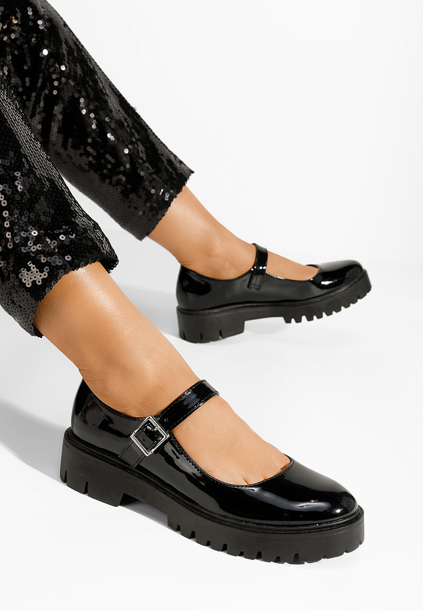 Czarne półbuty damskie Orias V3