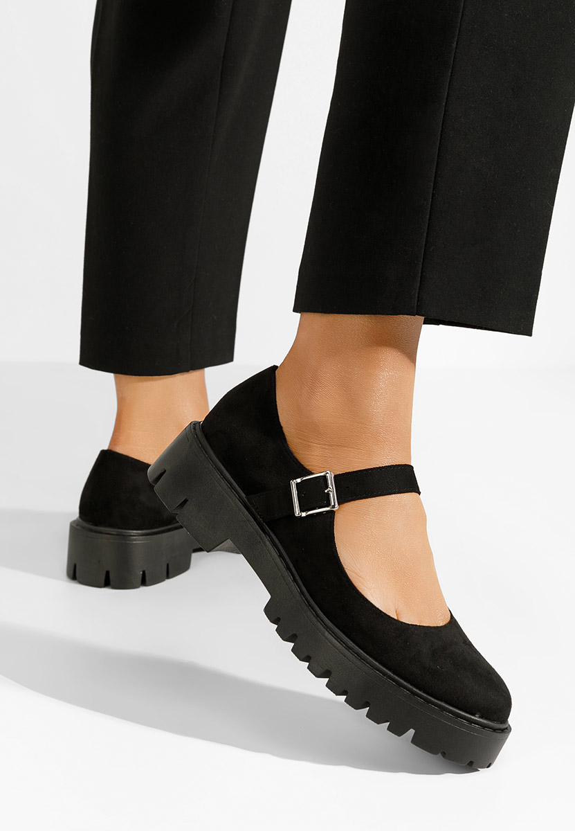 Czarne półbuty damskie Orias V2