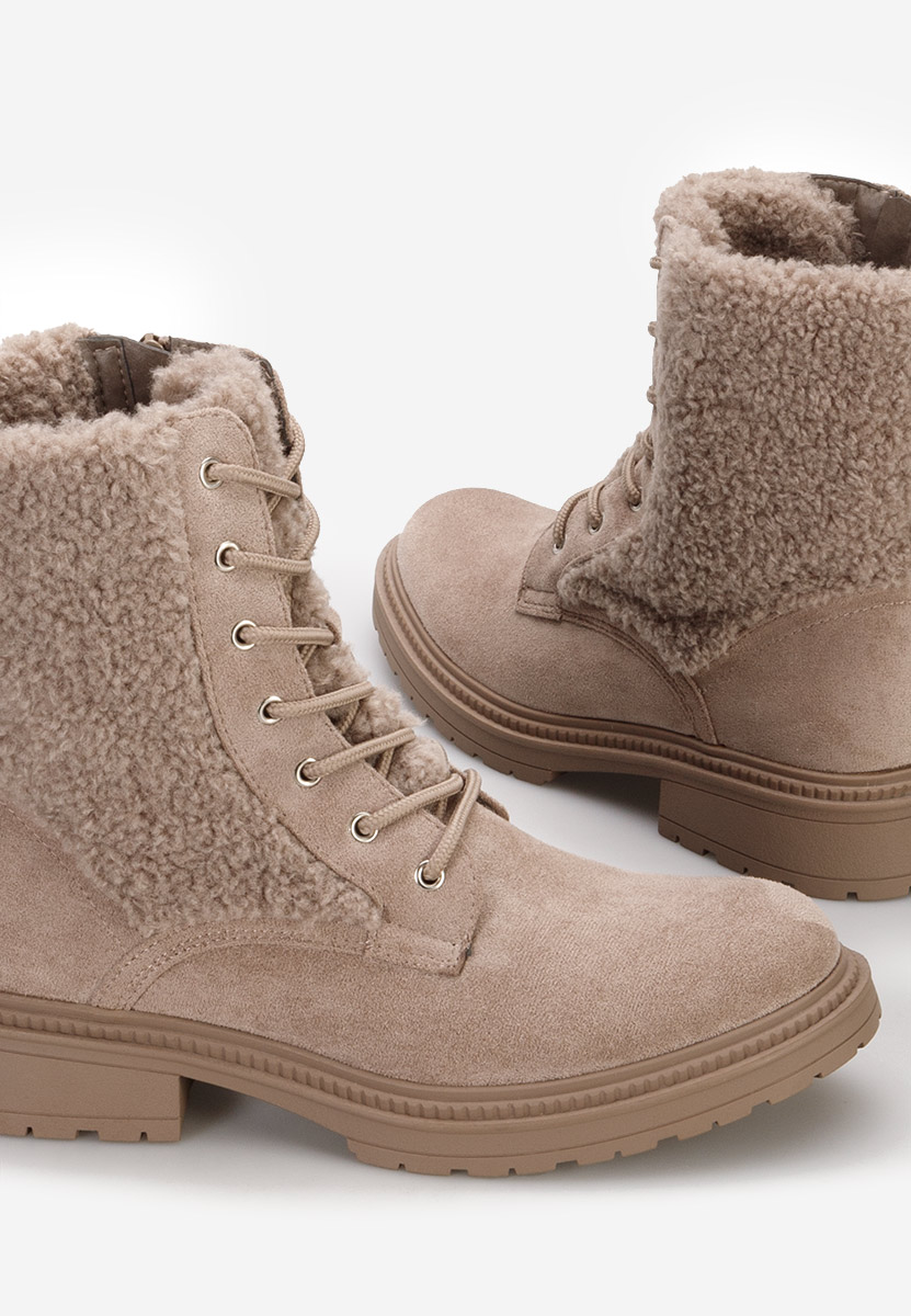 Beżowe trapery damskie Milaya