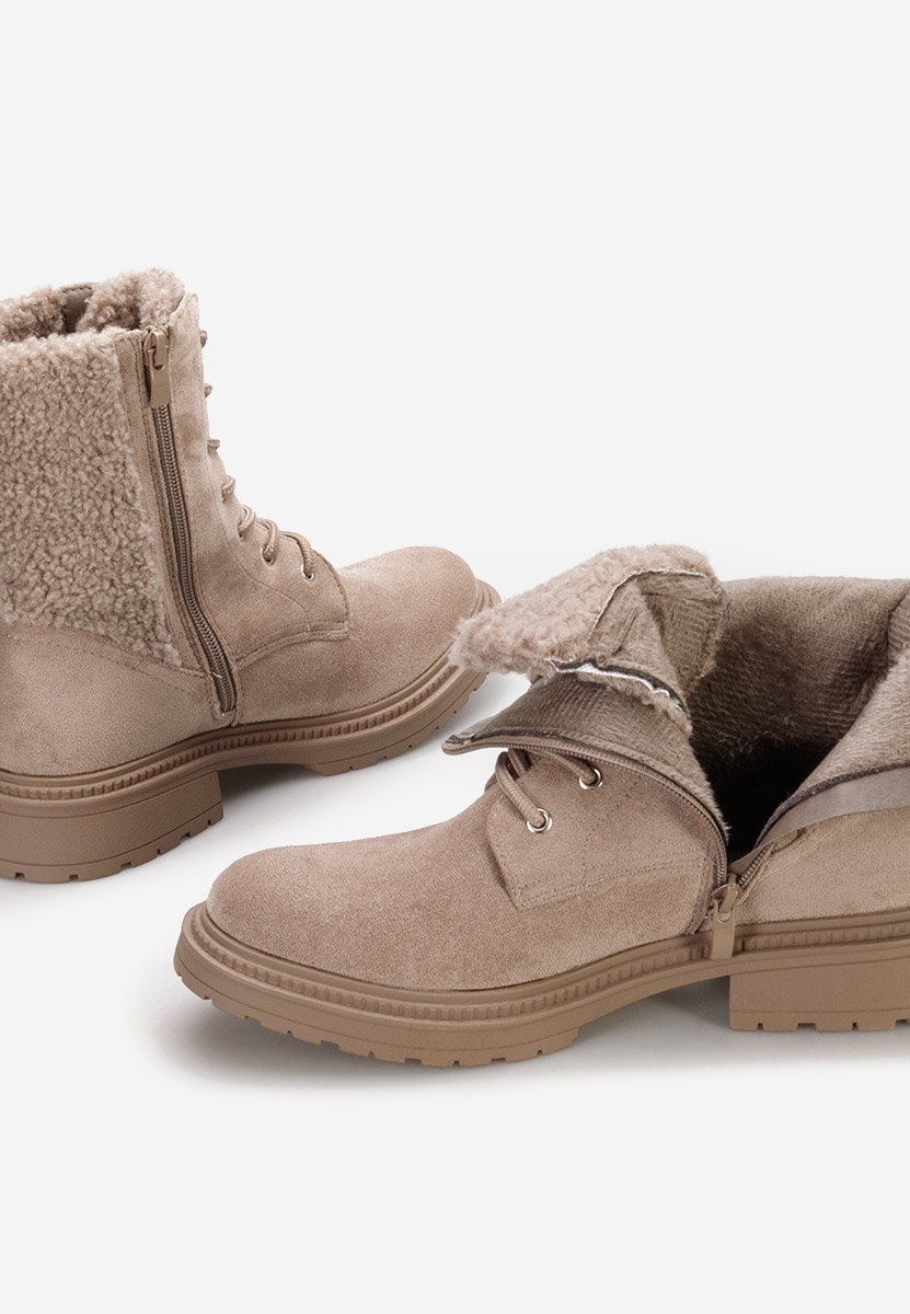 Beżowe trapery damskie Milaya