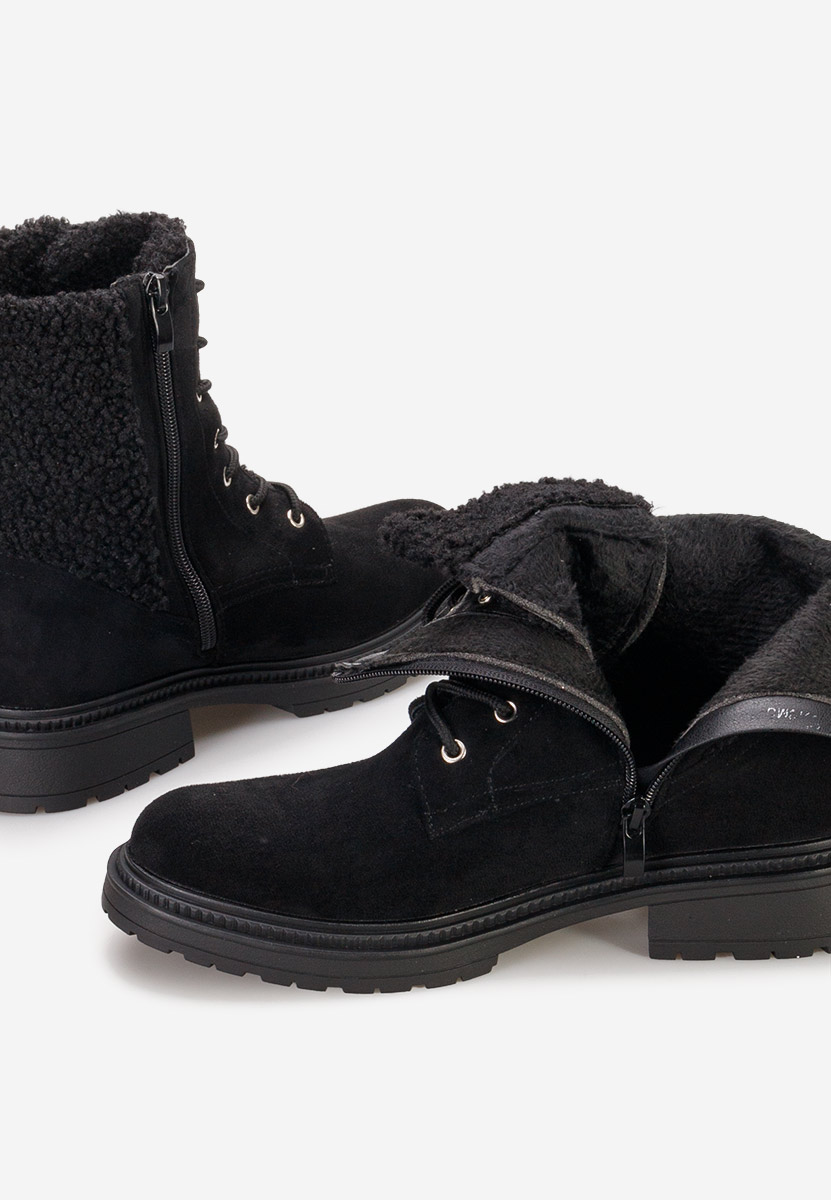 Czarne trapery damskie Milaya