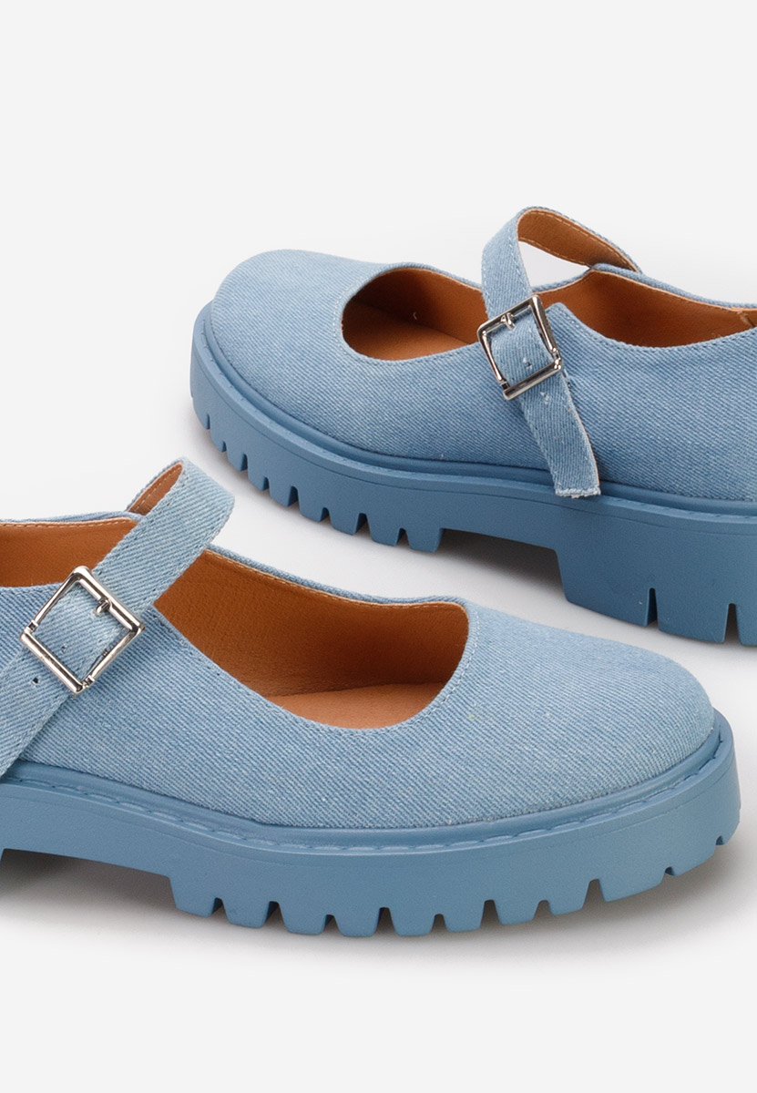 Granatowe półbuty damskie Orias