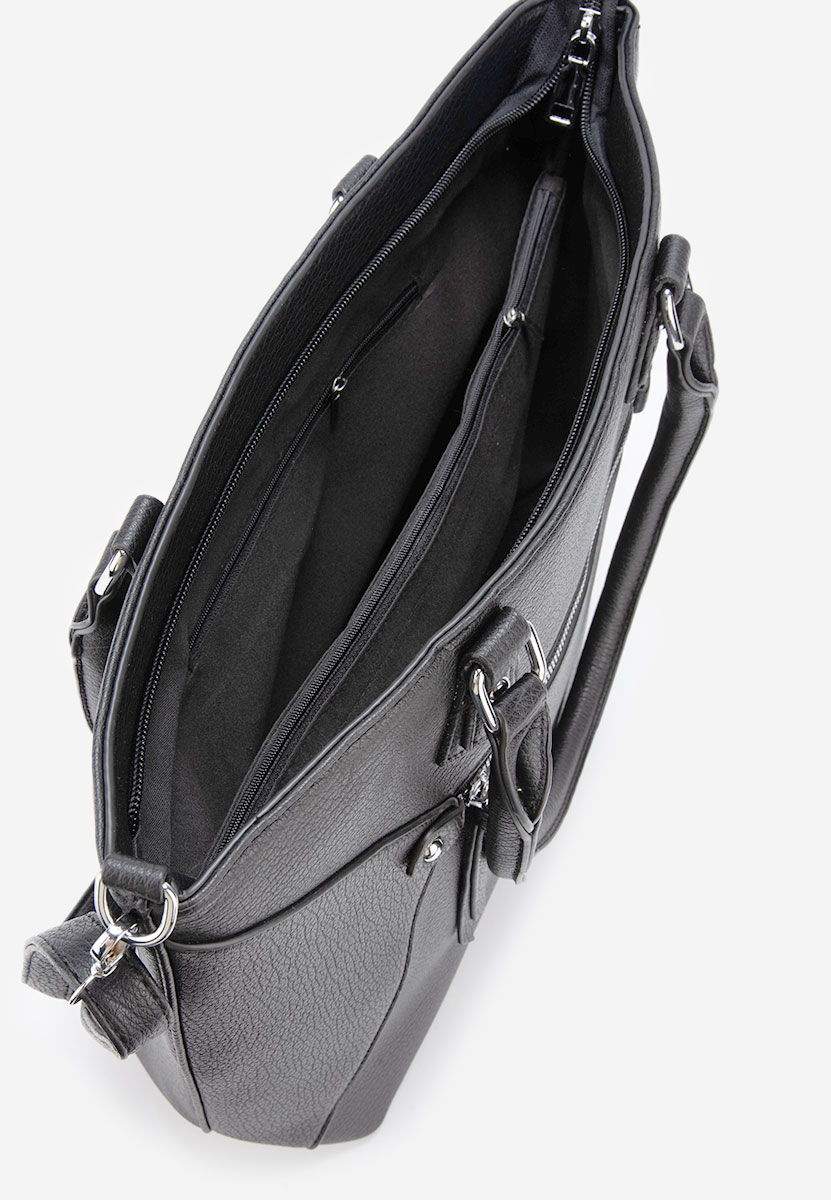 Czarna torebka do ręki Chade