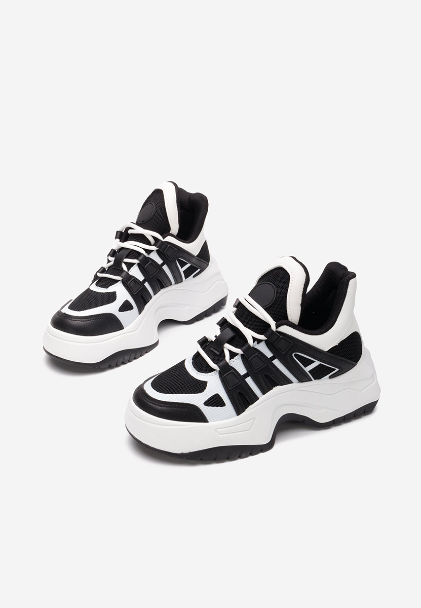 Czarne sneakersy na platformie Alessia Czarne sneakersy na platformie Alessia