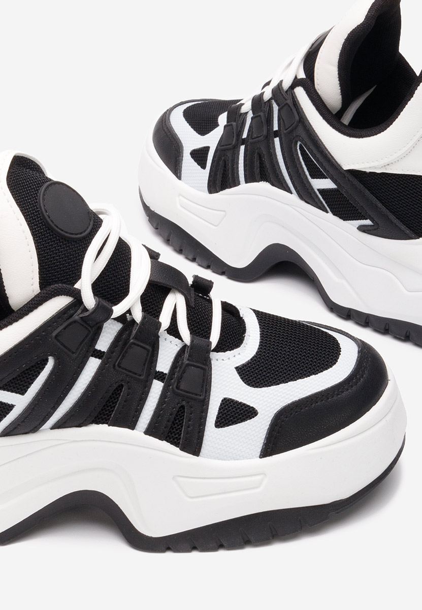 Czarne sneakersy na platformie Alessia Czarne sneakersy na platformie Alessia