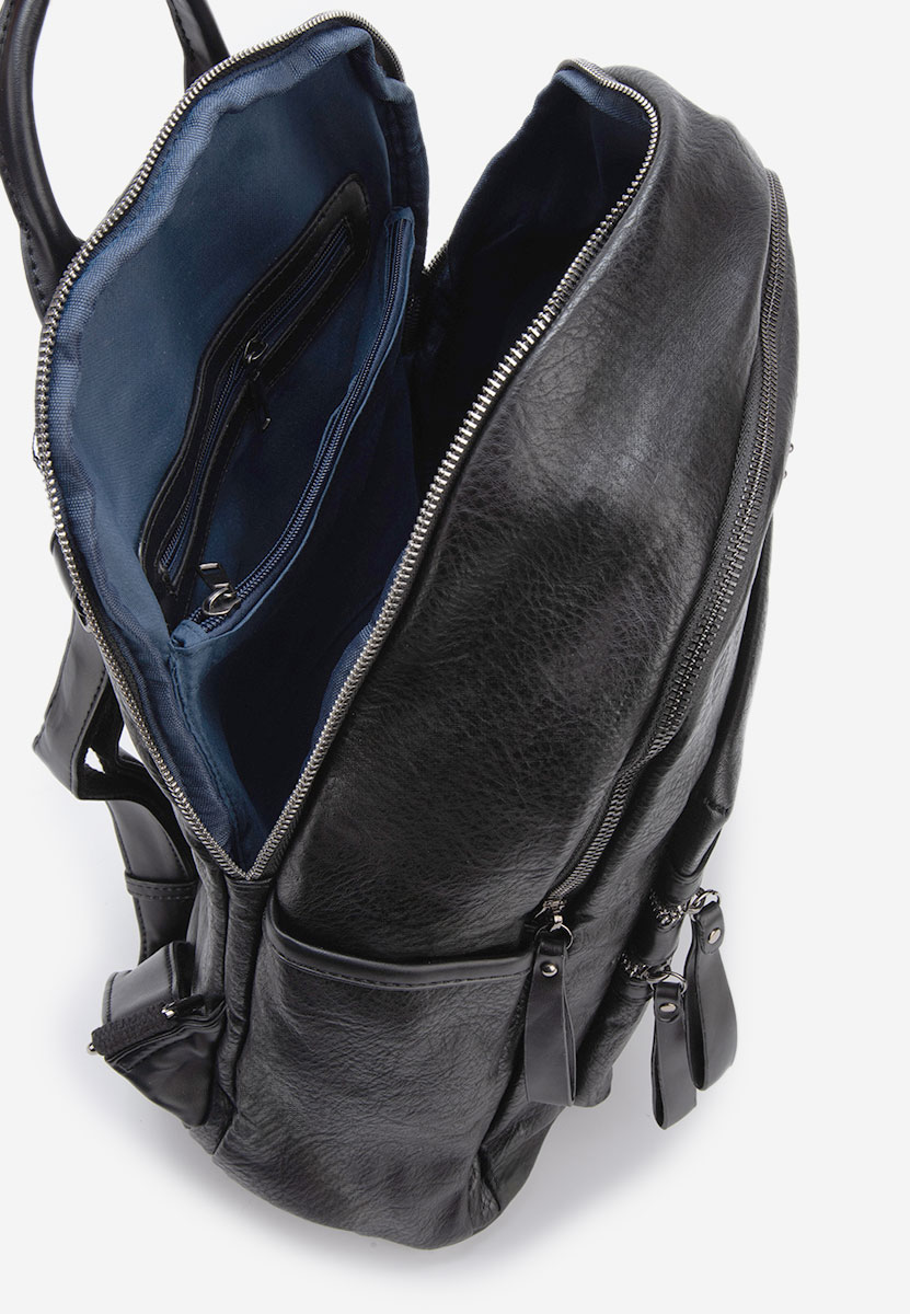 Czarny plecak damska Inessa