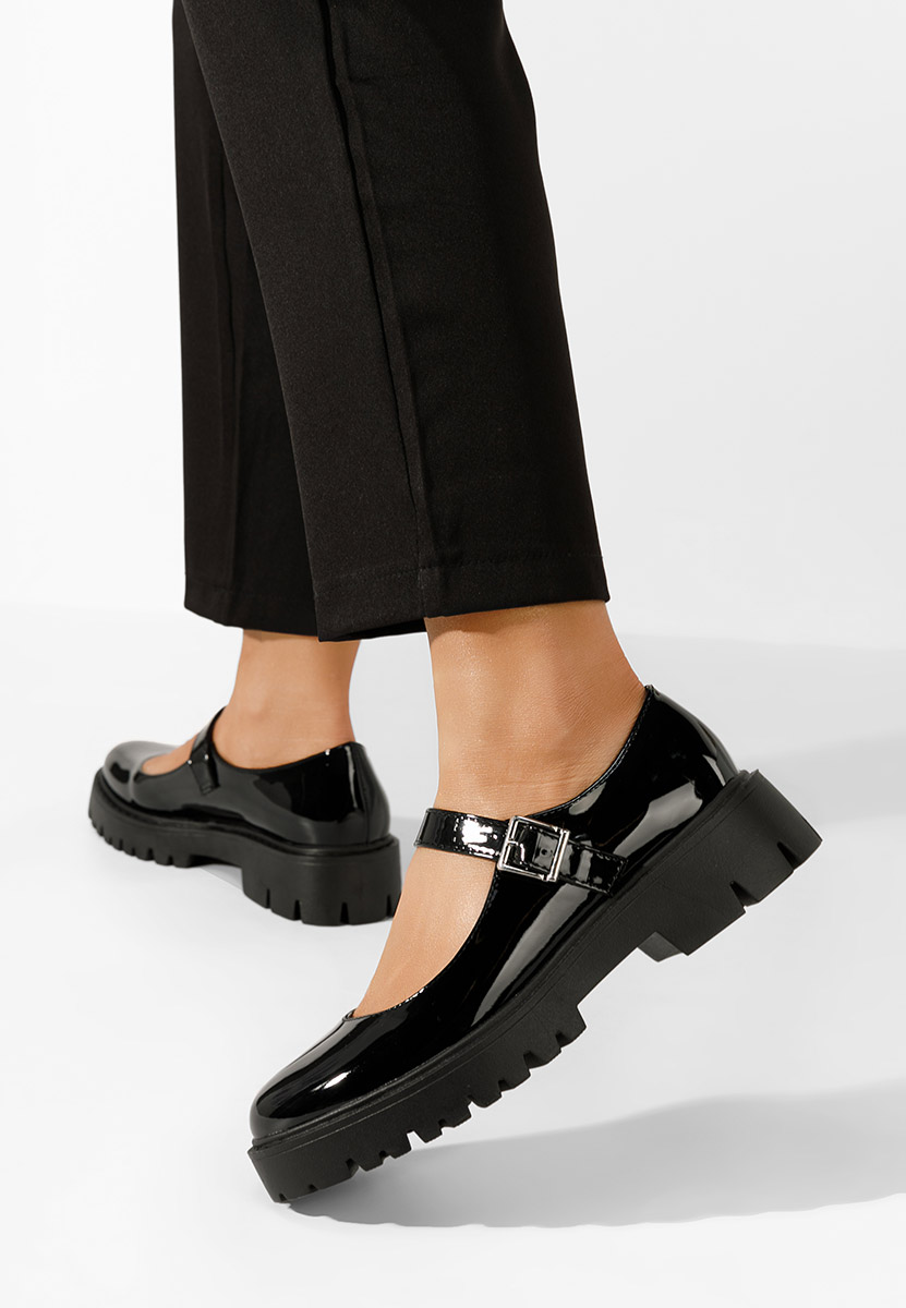 Czarne półbuty damskie Orias V3