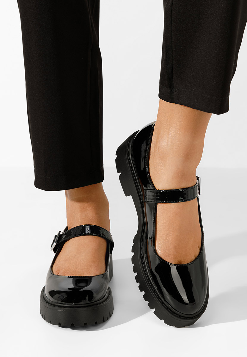 Czarne półbuty damskie Orias V3