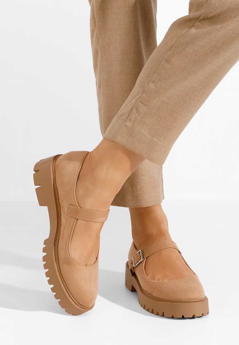 Khaki półbuty damskie Orias V2