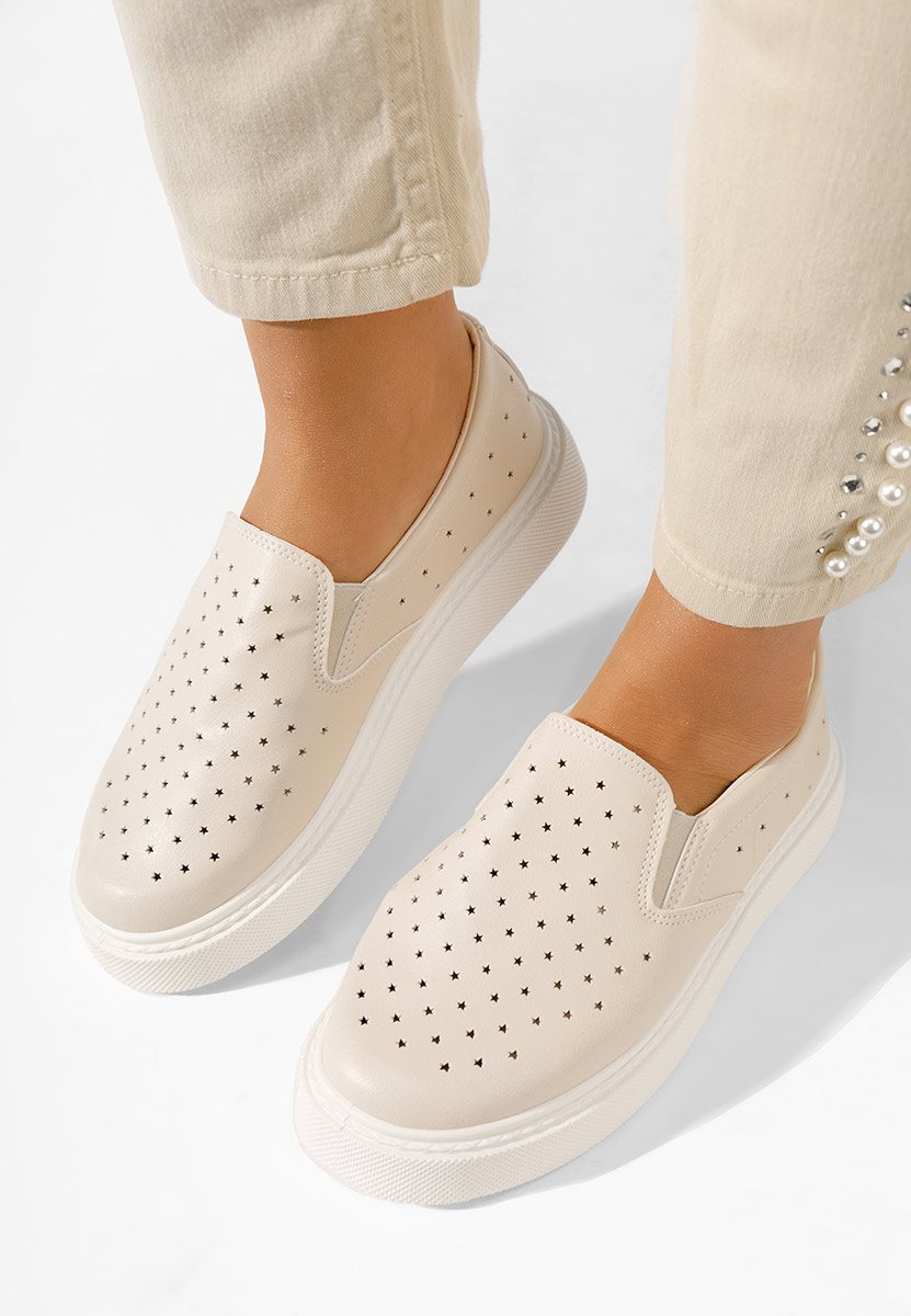 Beżowe espadryle damskie Sotiy V2