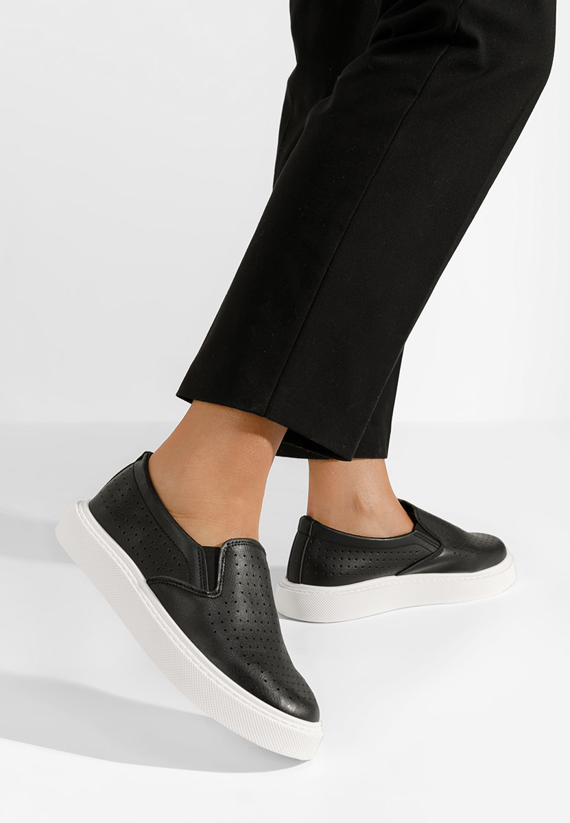 Czarne espadryle damskie Sotiy