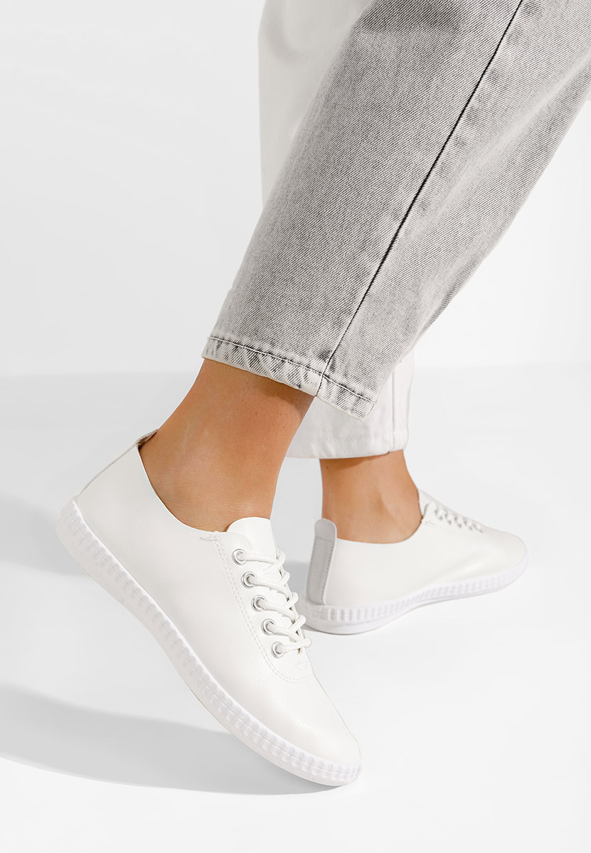 Białe półbuty damskie Simina V3