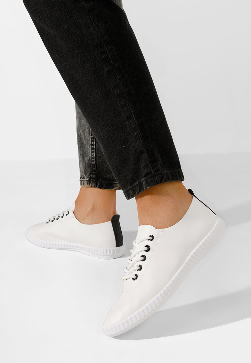 Białe półbuty damskie Simina V4