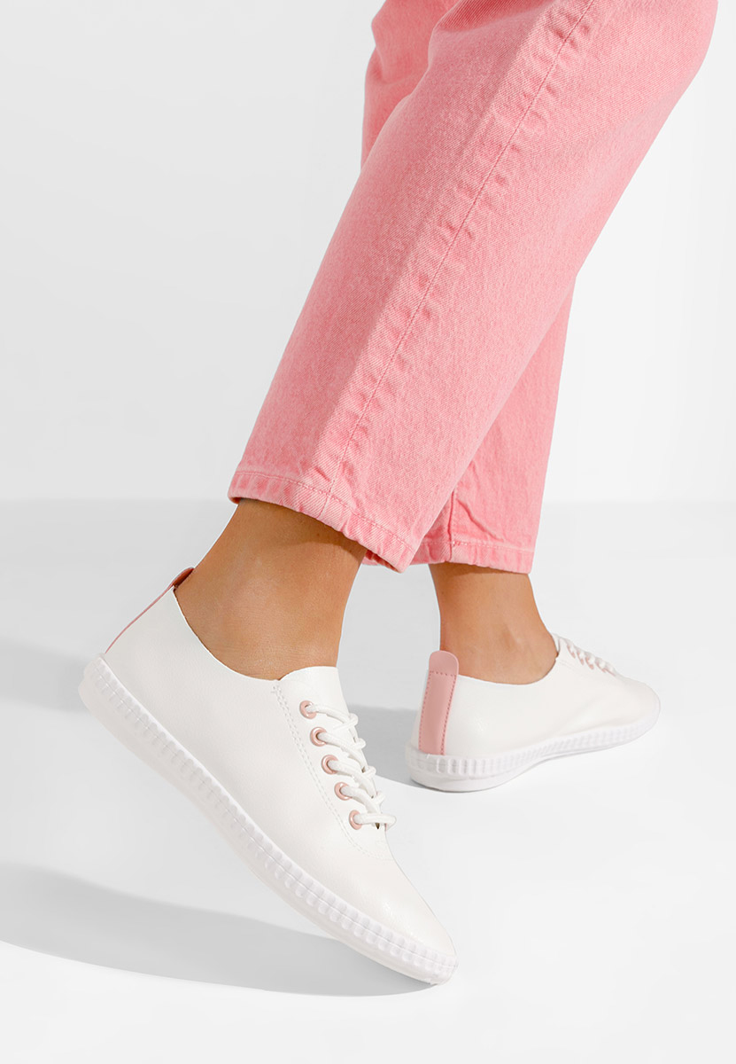 Białe półbuty damskie Simina V5