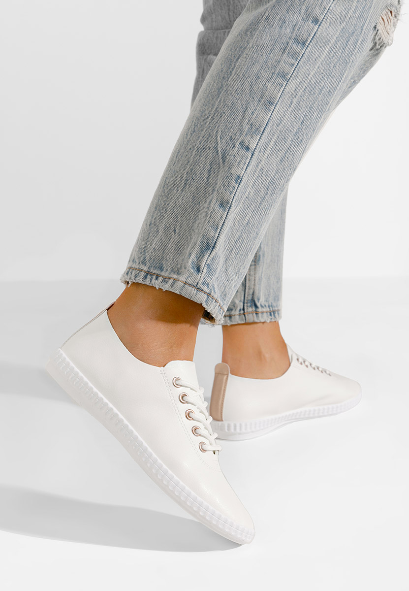 Białe półbuty damskie Simina V8