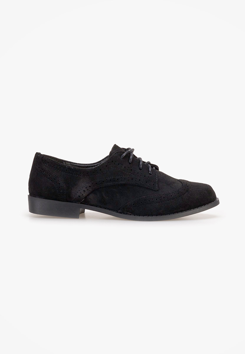 Czarne brogues damskie Rumelia