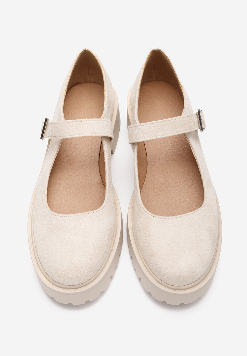Beżowe półbuty damskie Orias V2