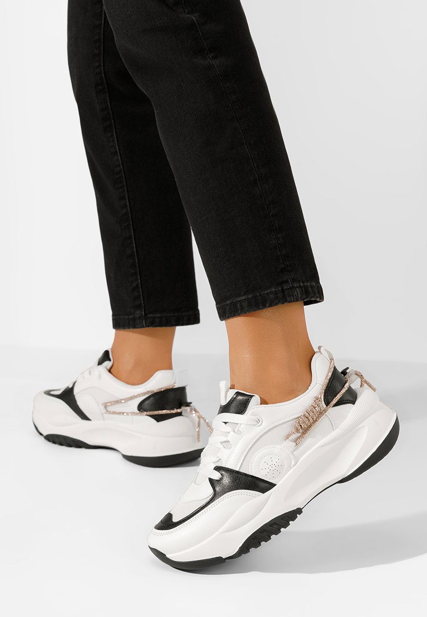 Czarne sneakersy damskie Anouki