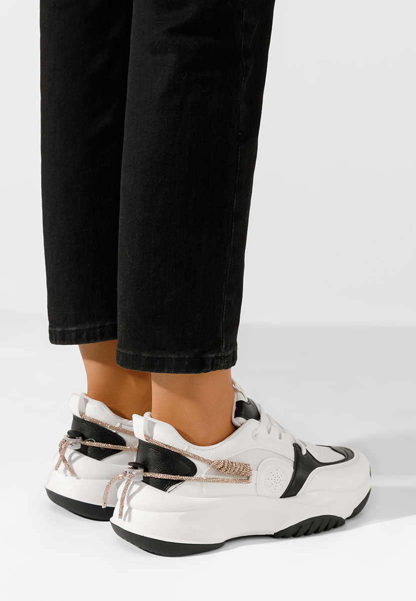 Czarne sneakersy damskie Anouki