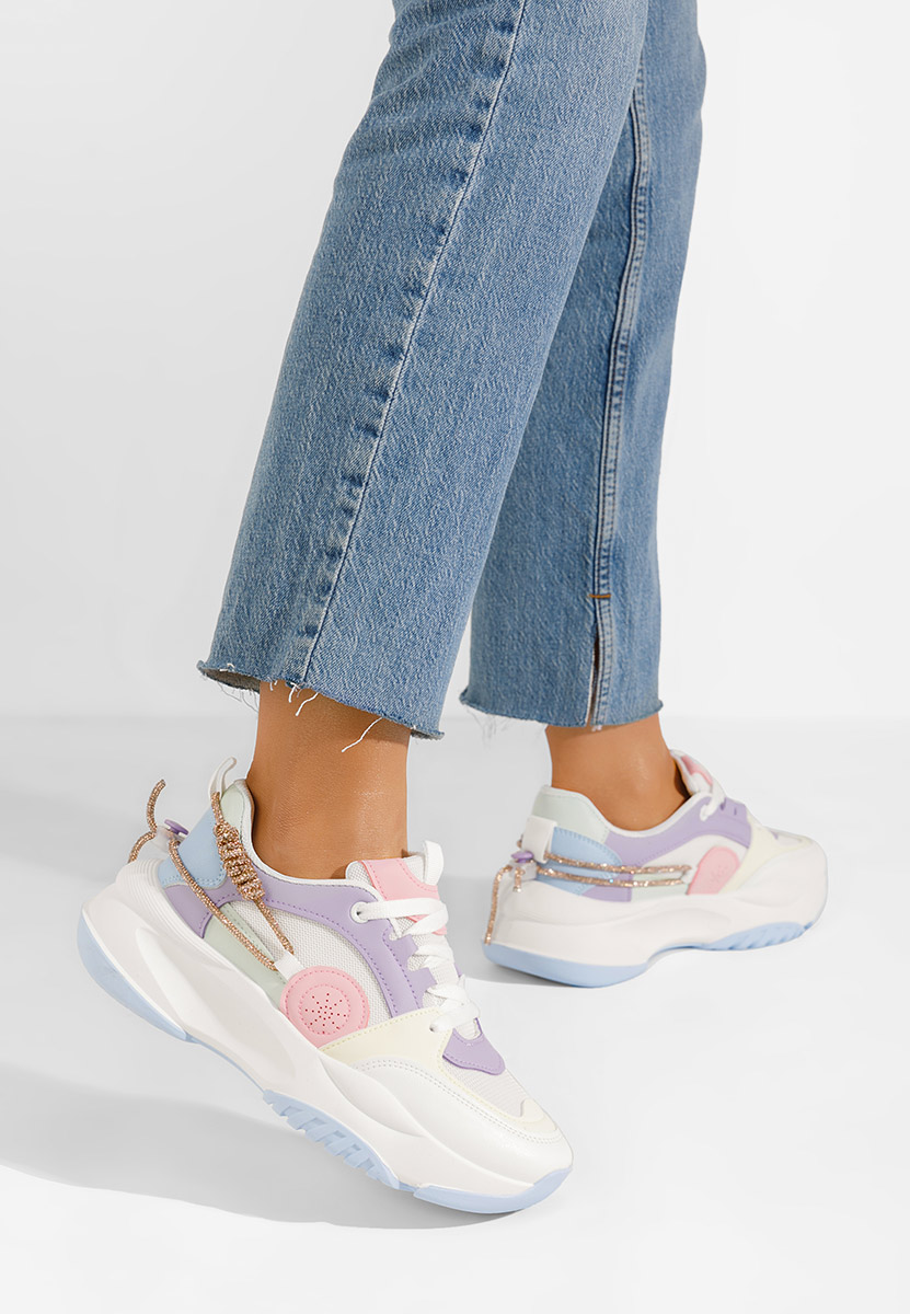 Niebieski sneakersy damskie Anouki