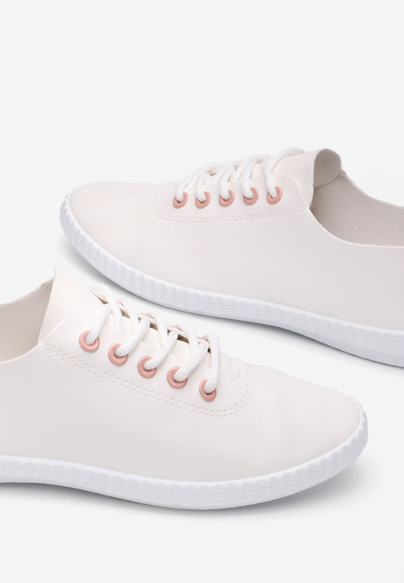 Białe półbuty damskie Simina V5