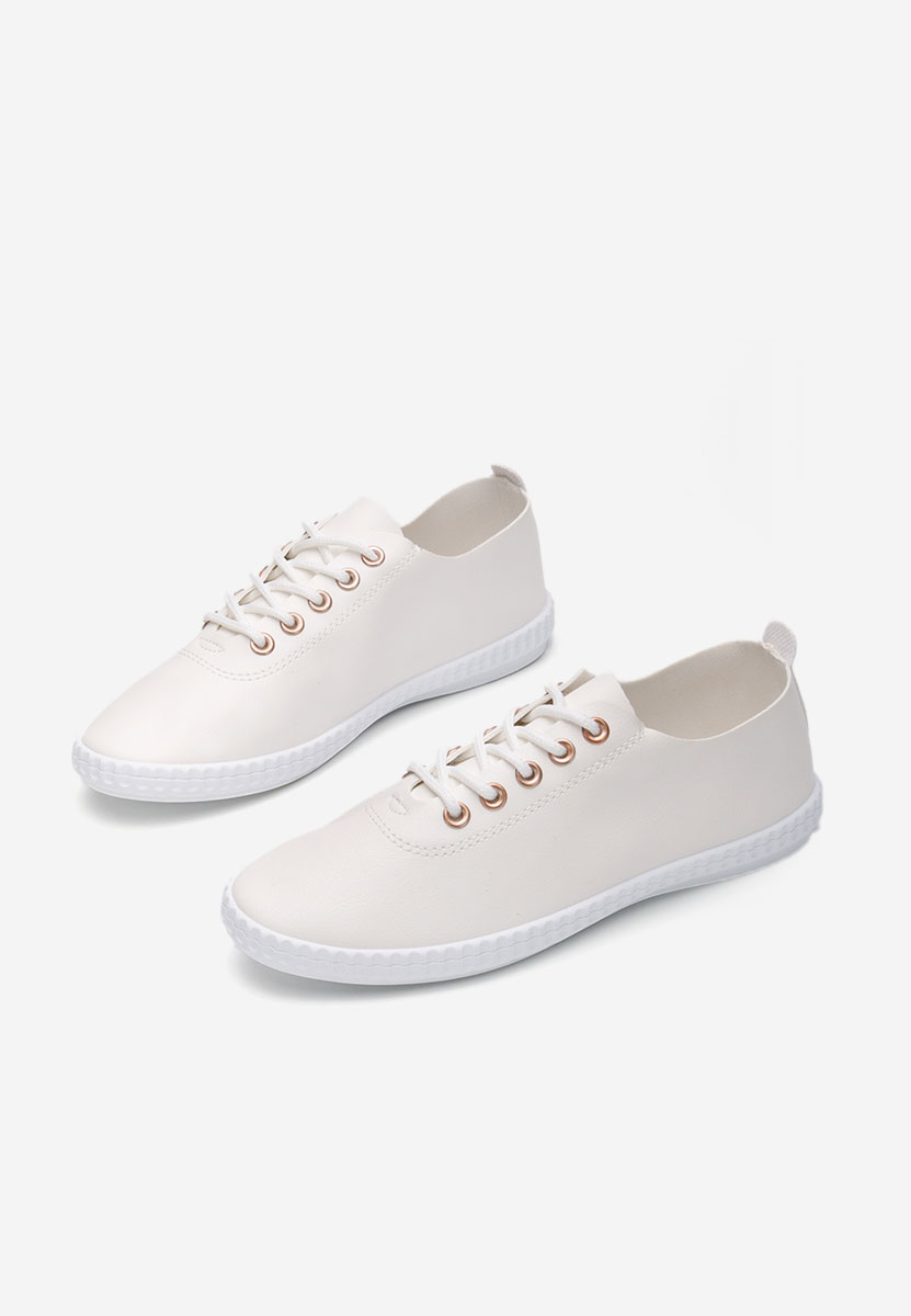 Białe półbuty damskie Simina V8