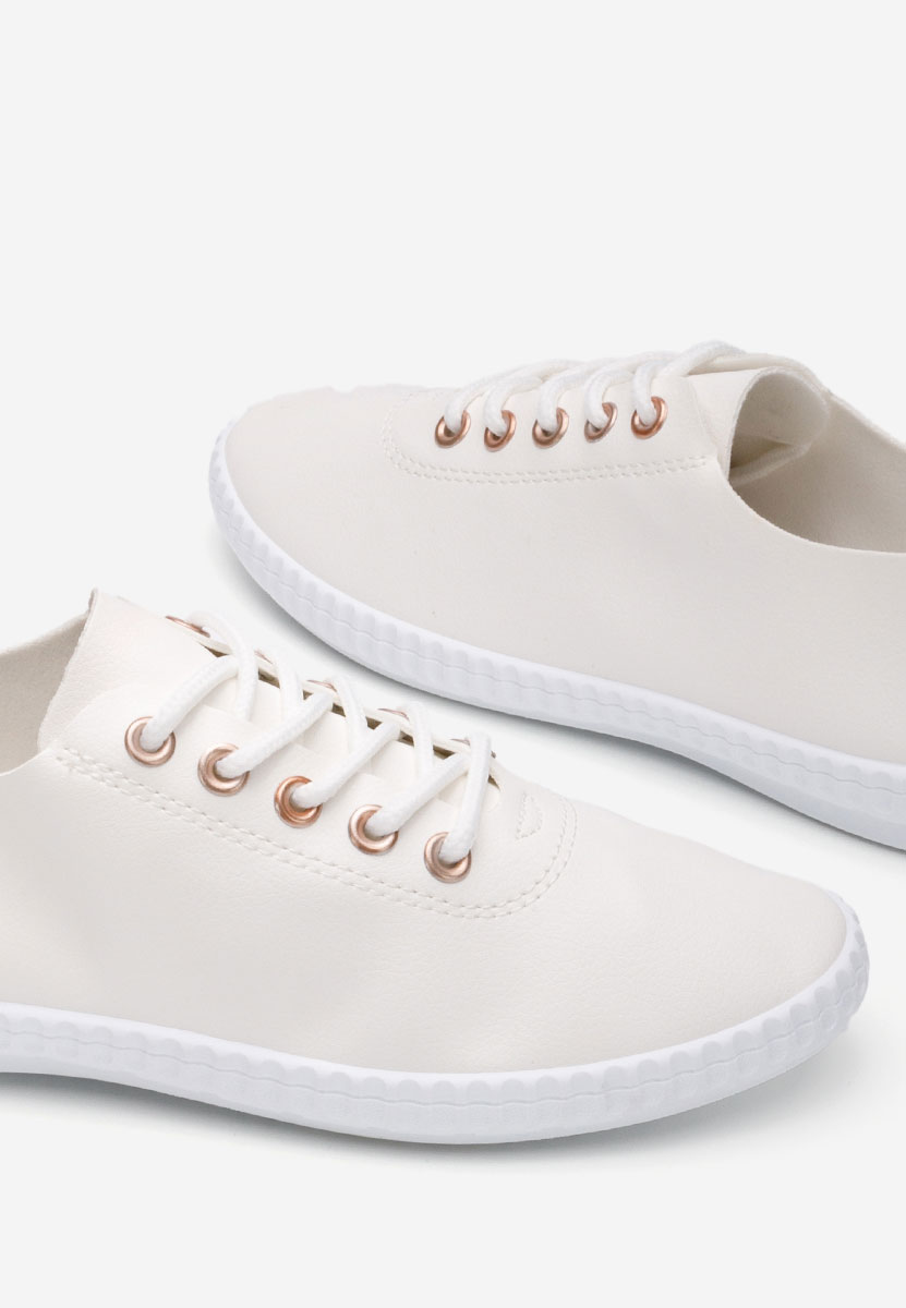 Białe półbuty damskie Simina V8