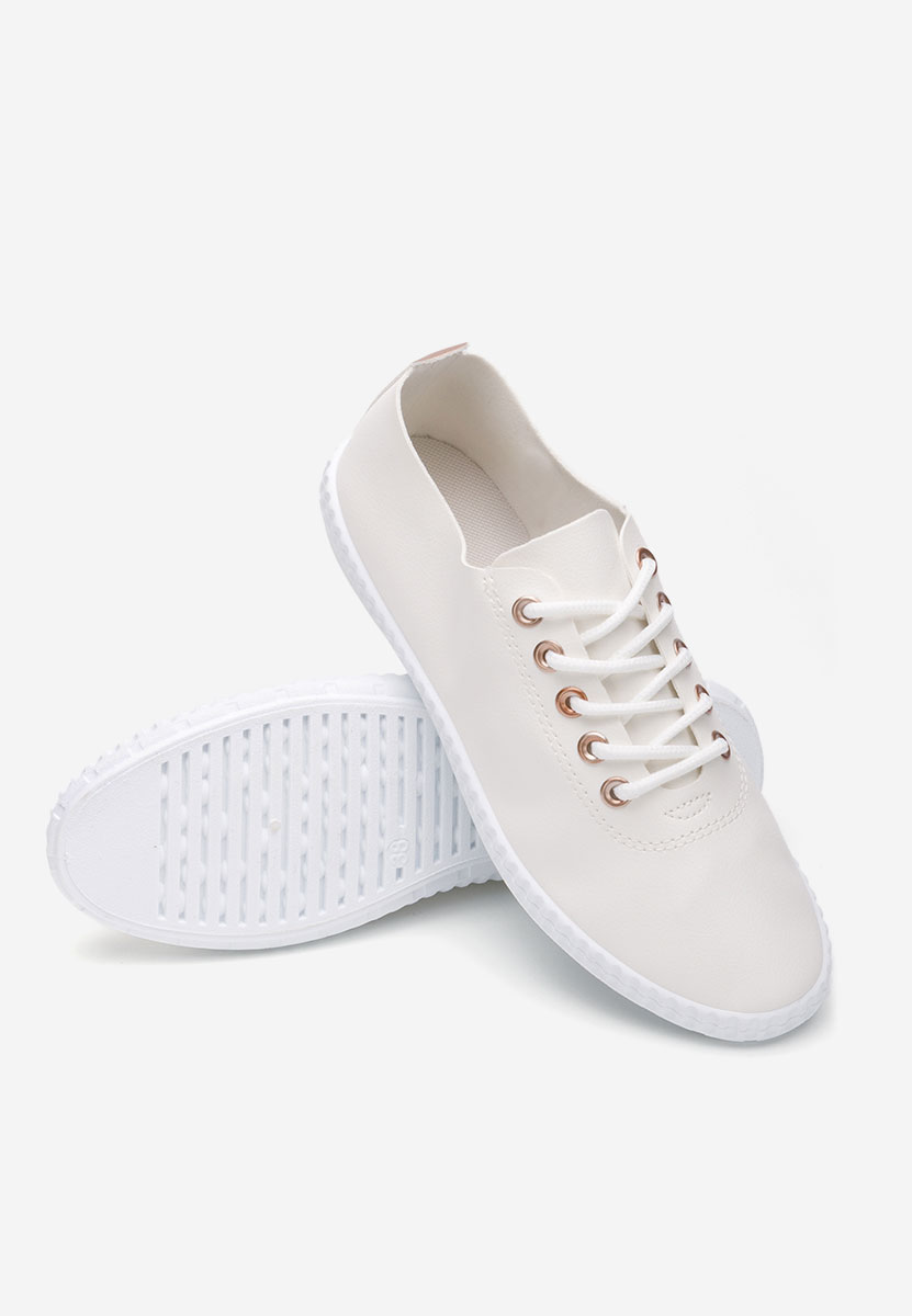 Białe półbuty damskie Simina V8