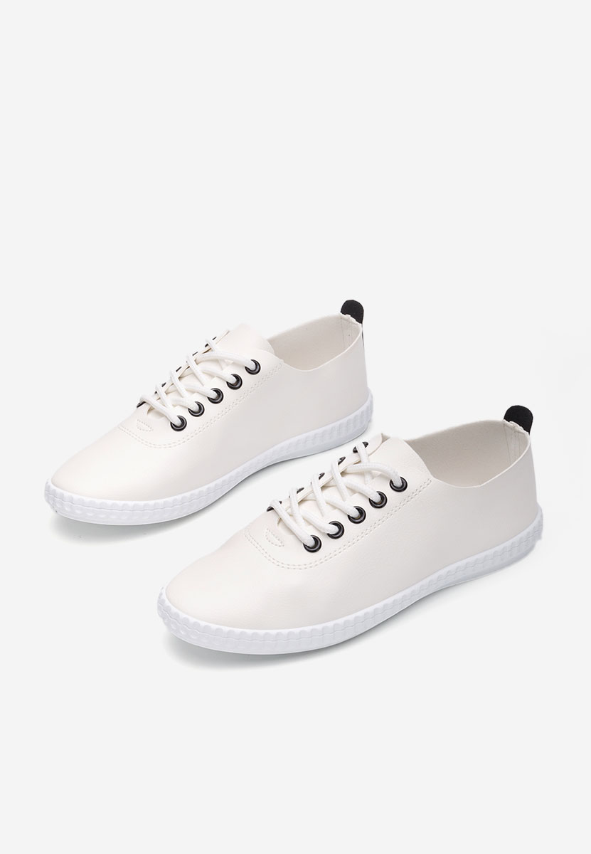 Białe półbuty damskie Simina V4