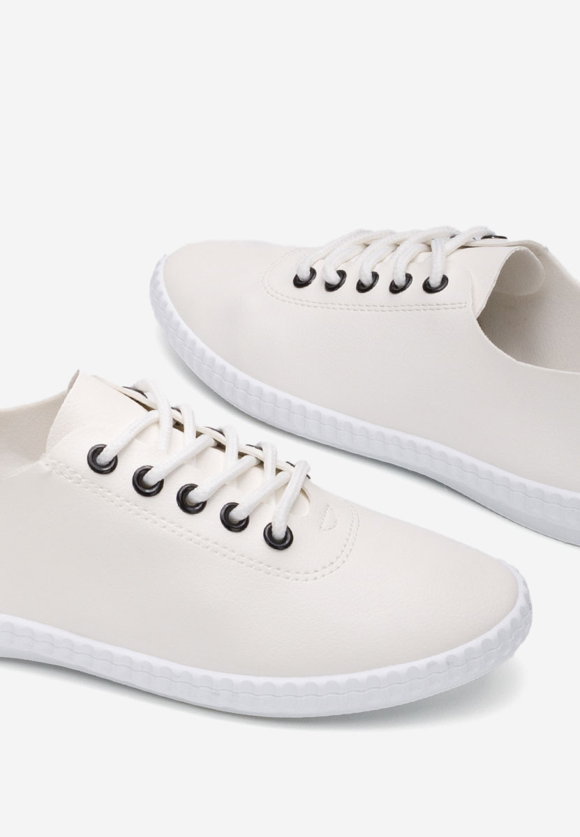 Białe półbuty damskie Simina V4