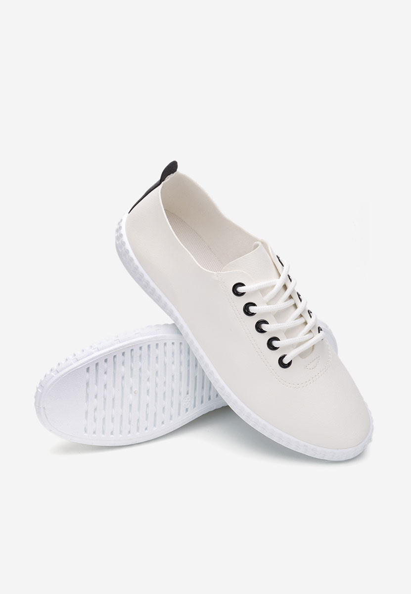 Białe półbuty damskie Simina V4