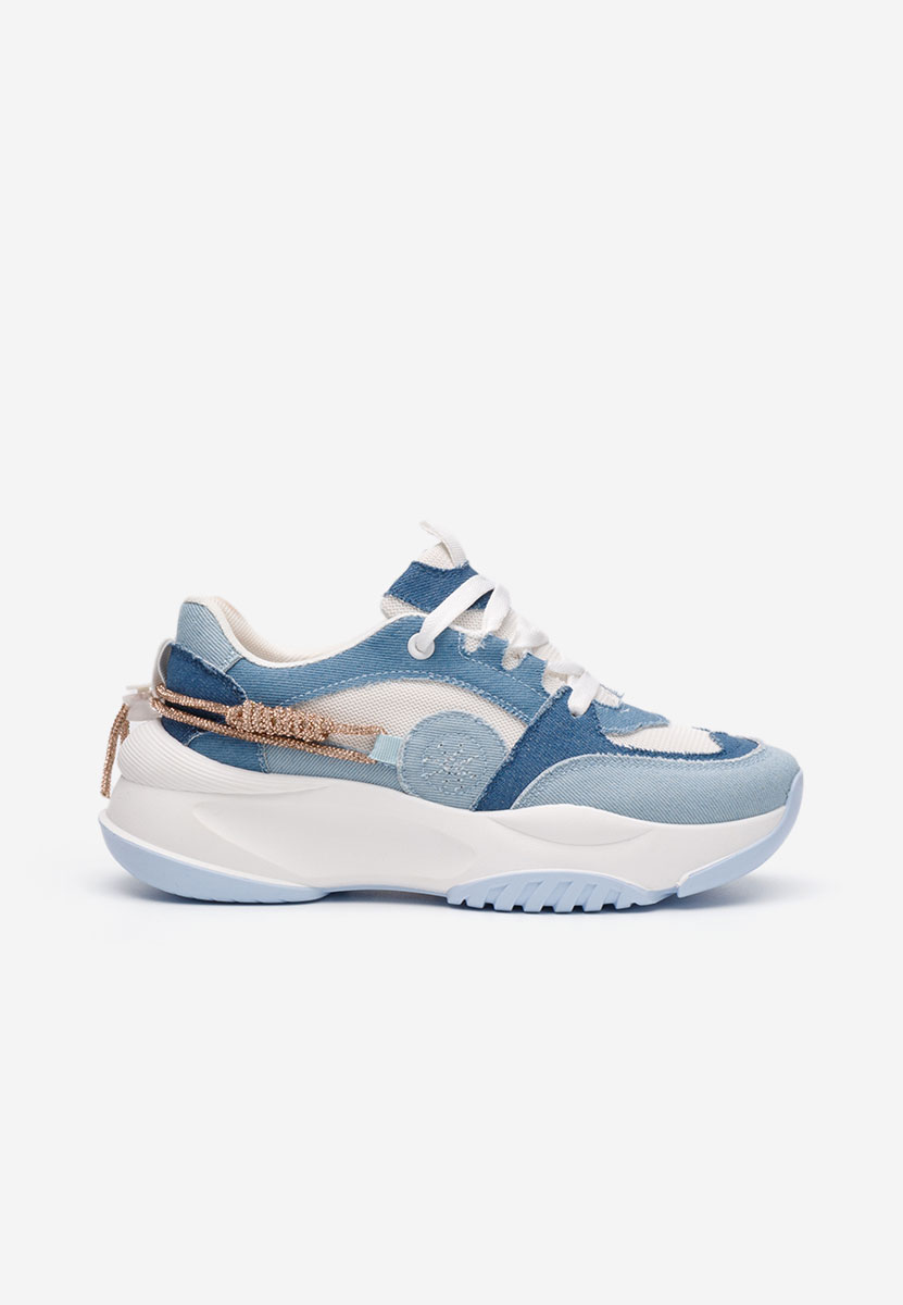 Granatowe sneakersy damskie Anouki