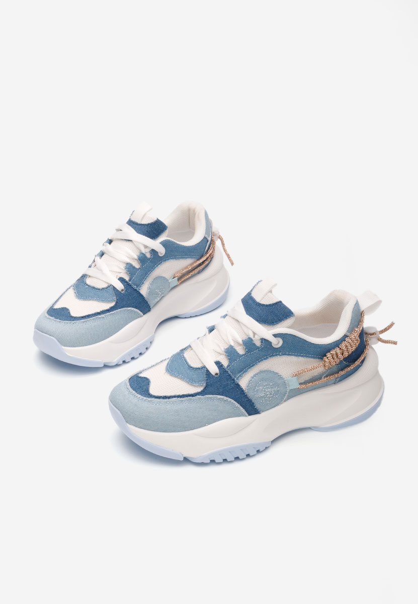 Granatowe sneakersy damskie Anouki