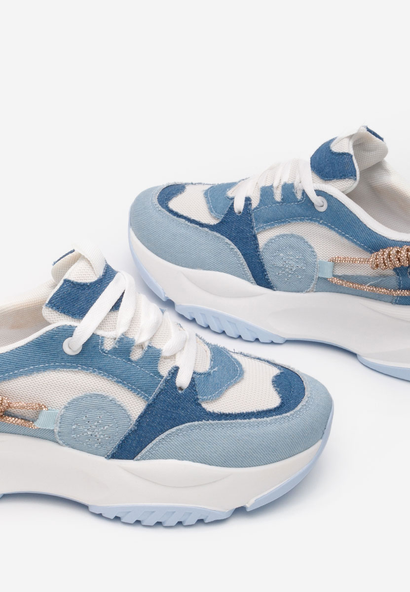 Granatowe sneakersy damskie Anouki