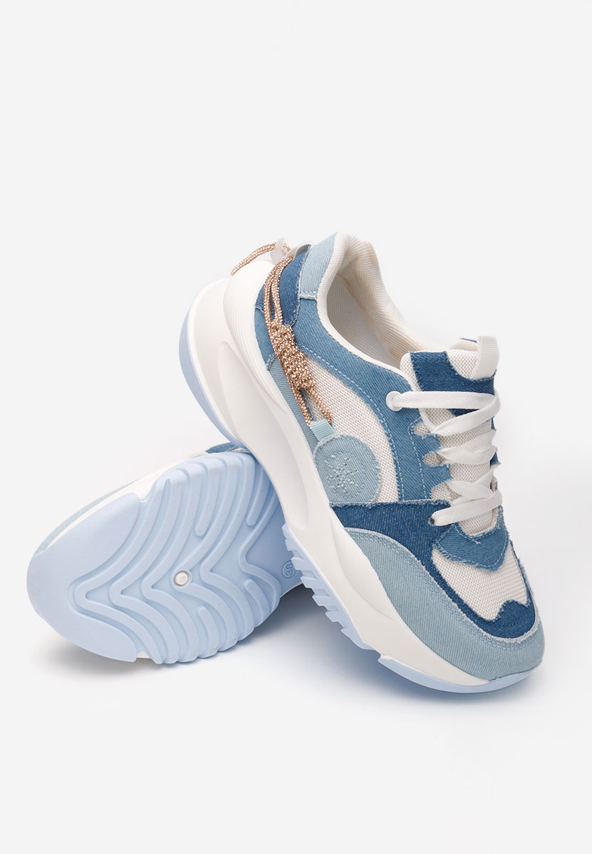 Granatowe sneakersy damskie Anouki