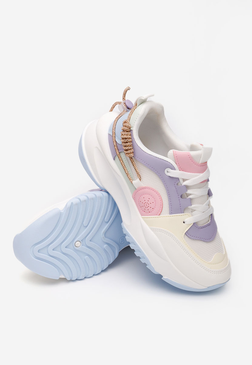 Niebieski sneakersy damskie Anouki