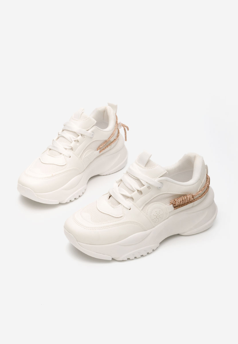 Białe sneakersy damskie Anouki