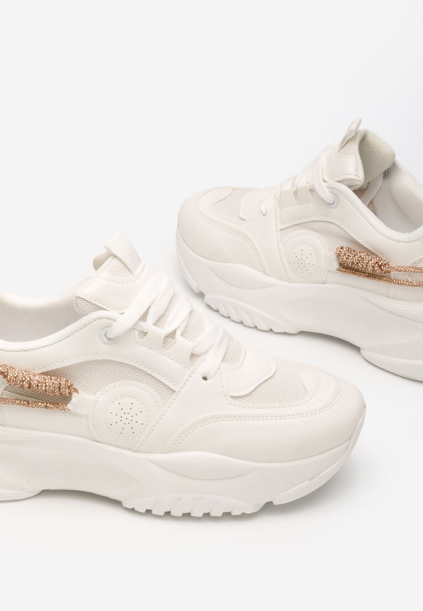 Białe sneakersy damskie Anouki