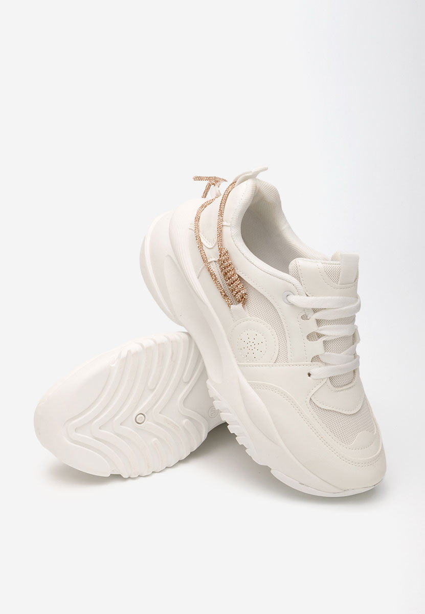 Białe sneakersy damskie Anouki