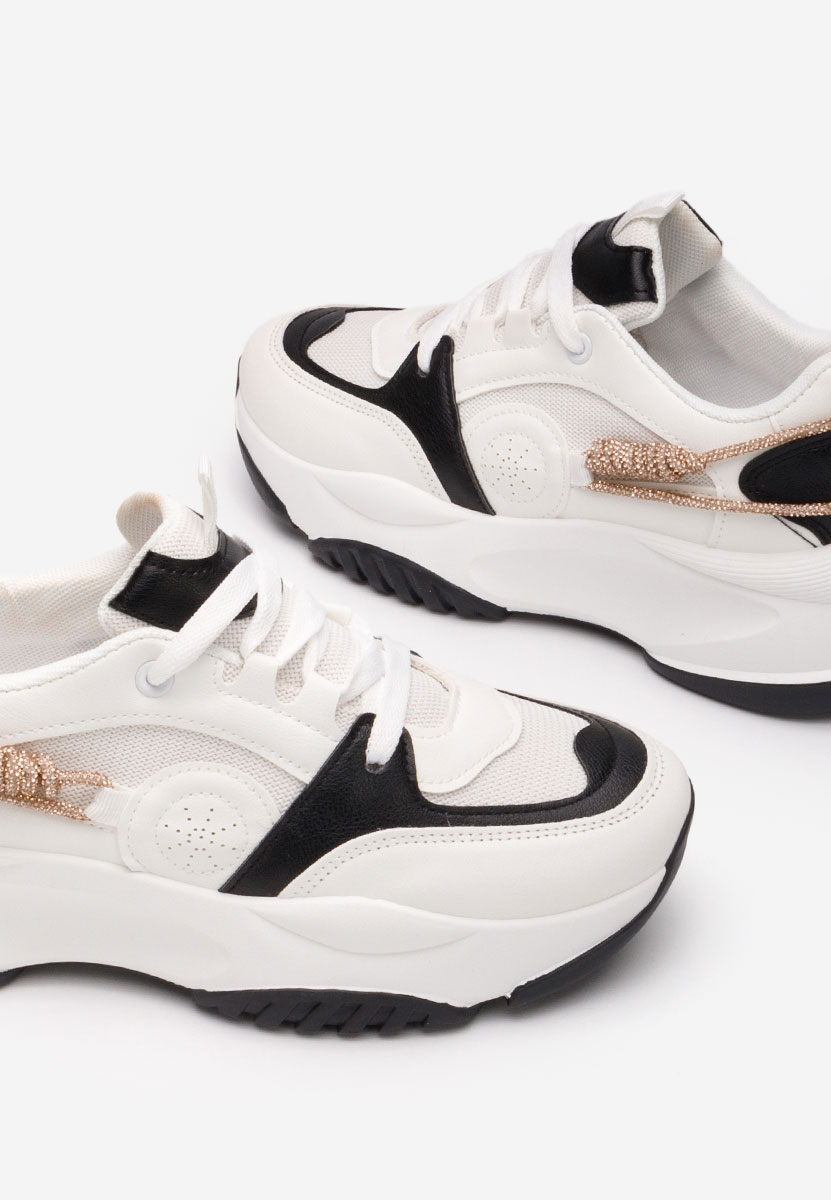 Czarne sneakersy damskie Anouki
