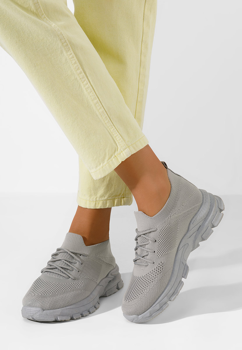 Szare buty sportowe damskie Katrine
