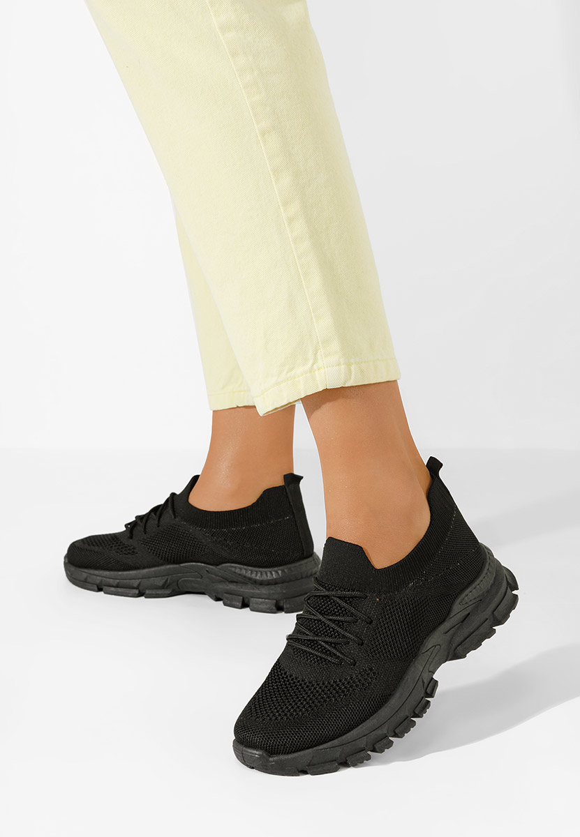Czarne buty sportowe damskie Katrine