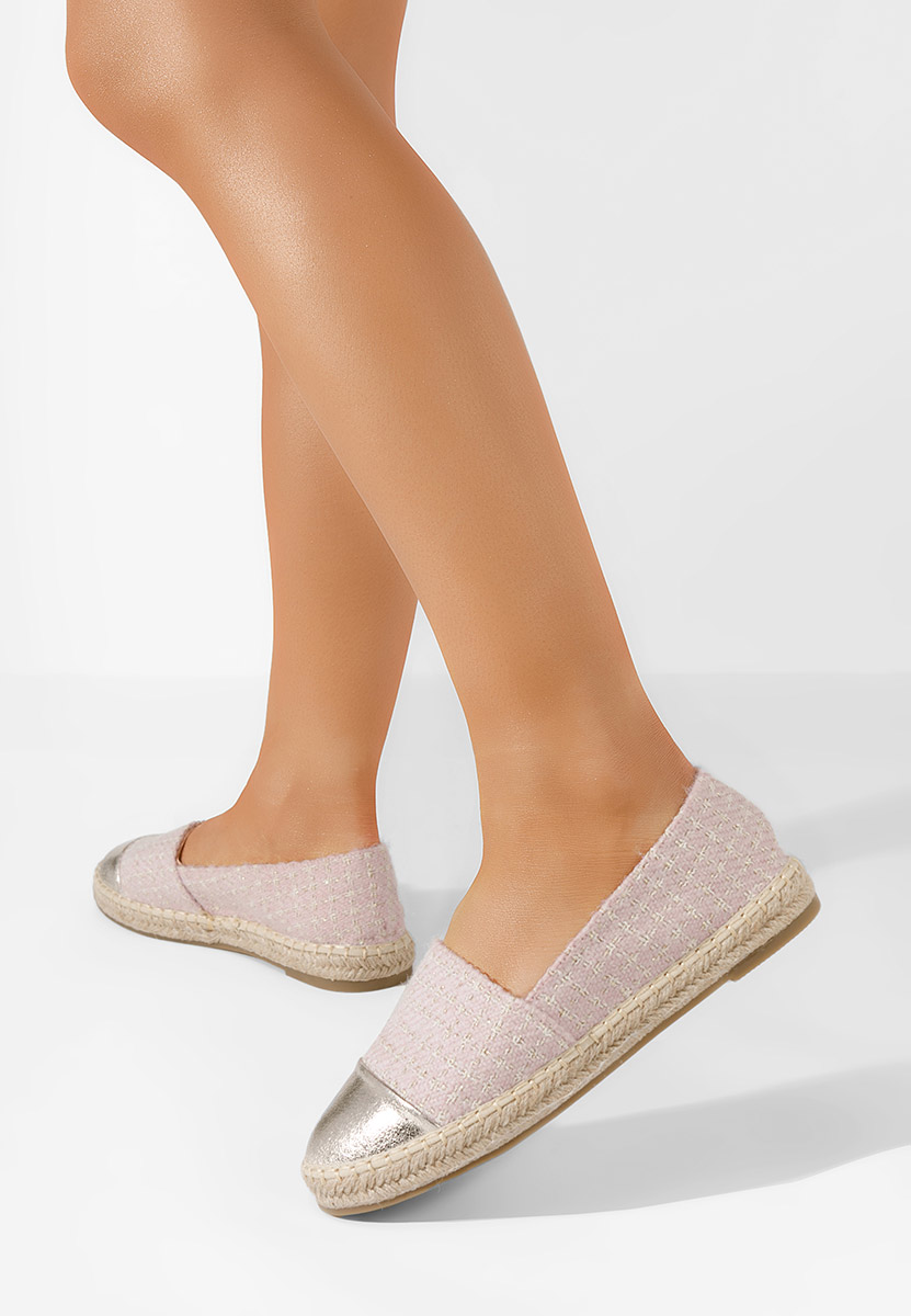 Różowe espadryle damskie Thalassa