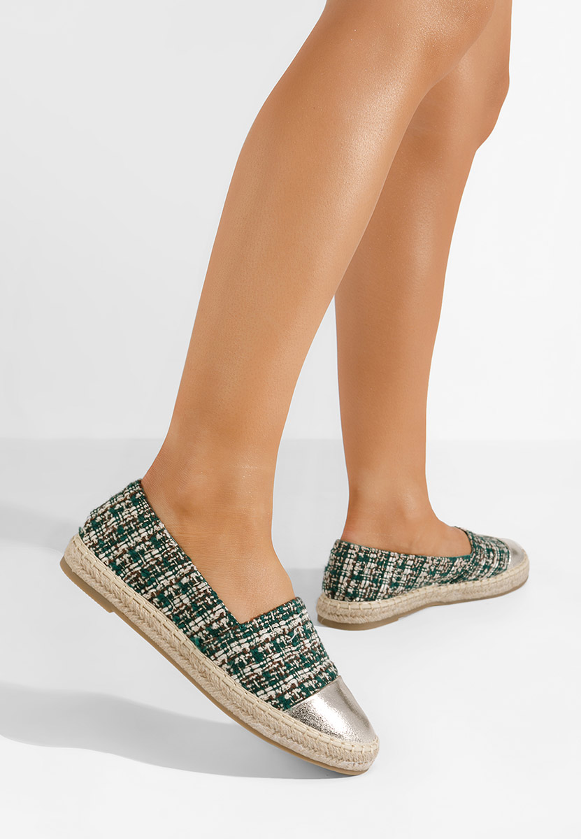 Zielone espadryle damskie Thalassa