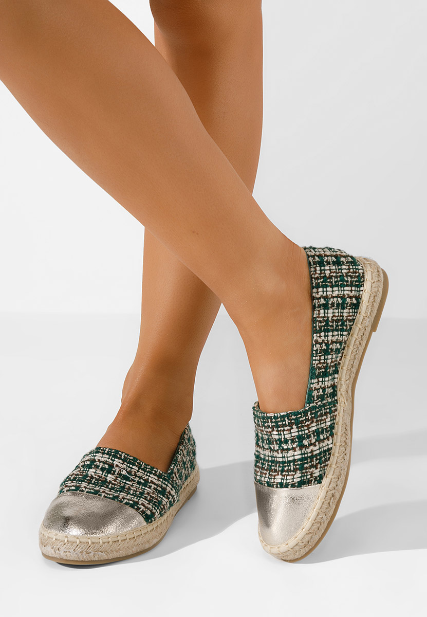 Zielone espadryle damskie Thalassa